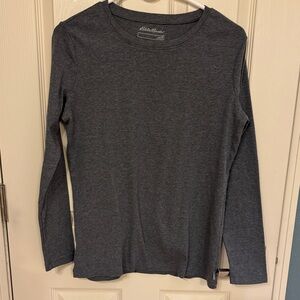 Eddie Bauer Charcoal Long Sleeve Tee